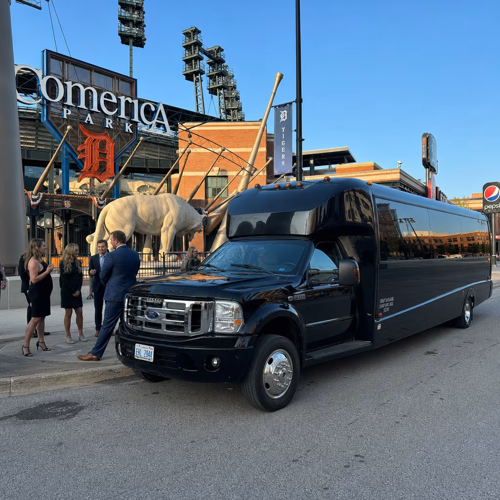 Rent a Bus to Comerica Park