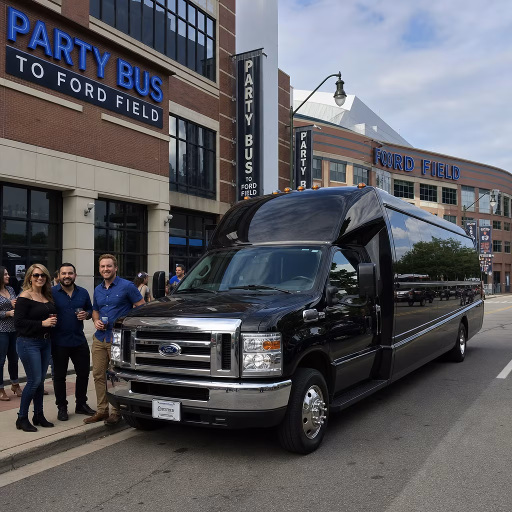 Party Bus to Ford Field