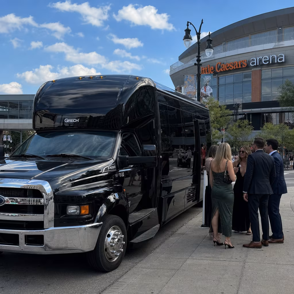 Party Bus to Little Caesars Arena