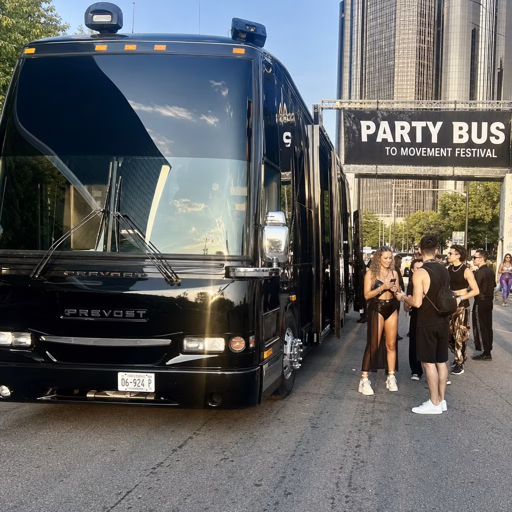 Party Bus to Movement Festival