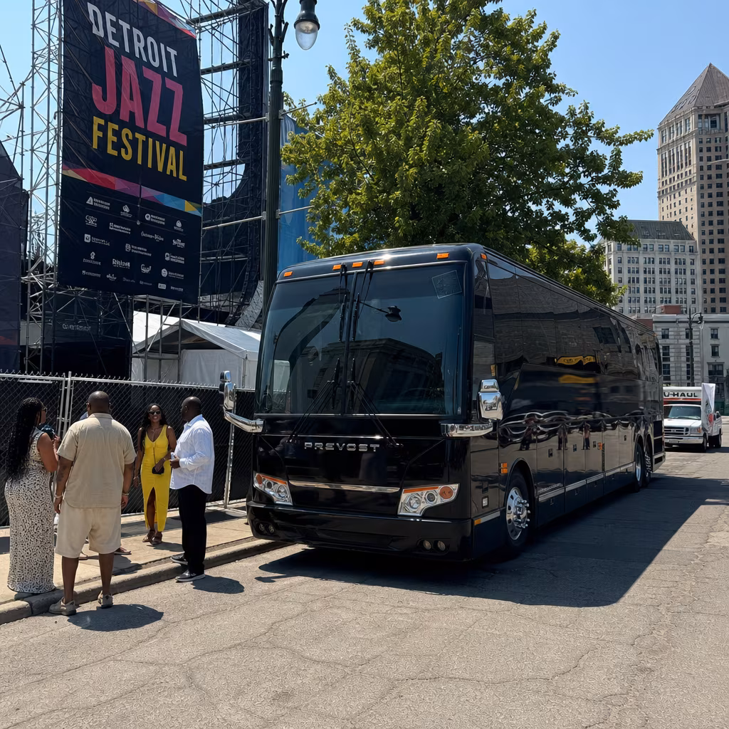 Rent a Bus to the Detroit Jazz Festival