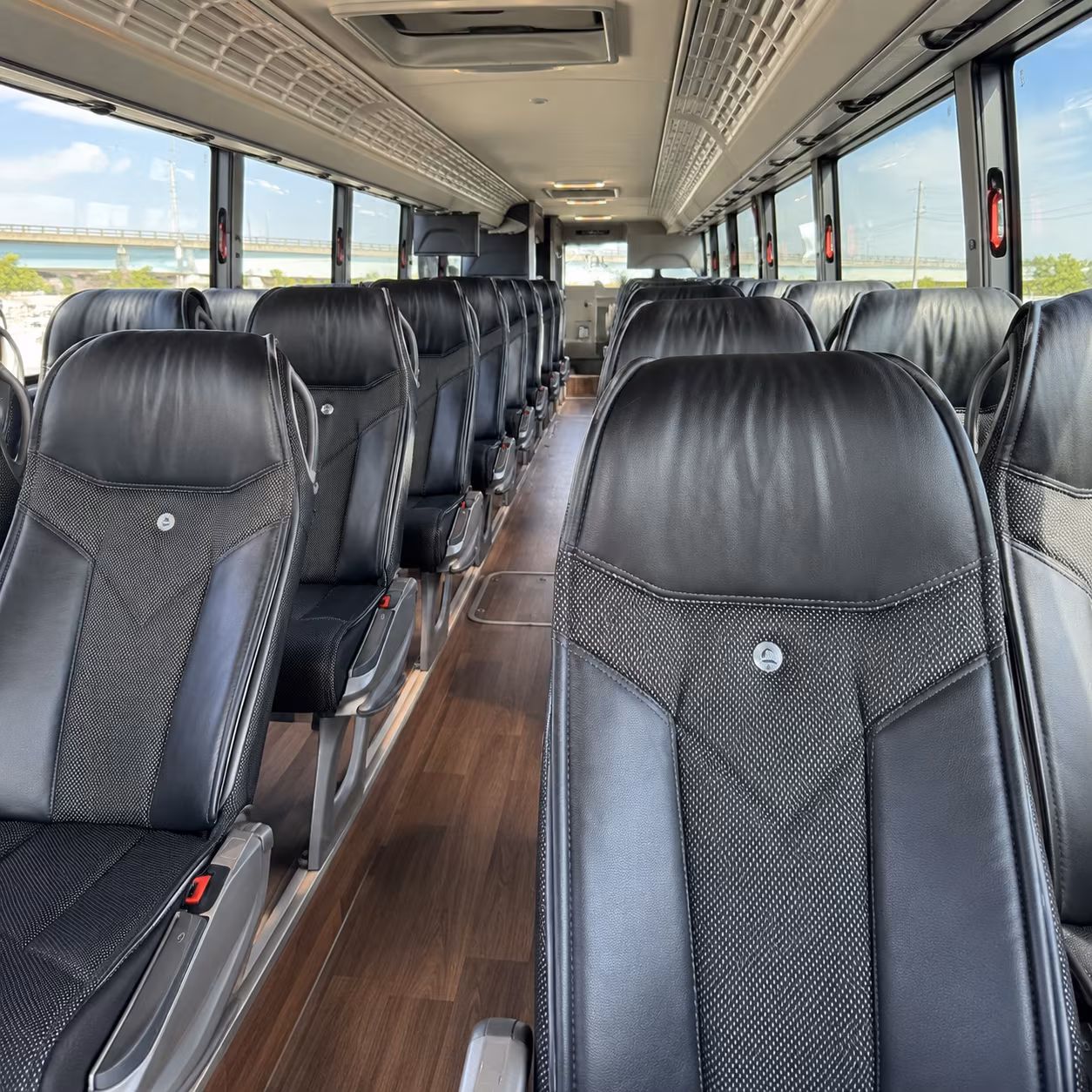Detroit Airport Shuttle & Transportation party bus exterior