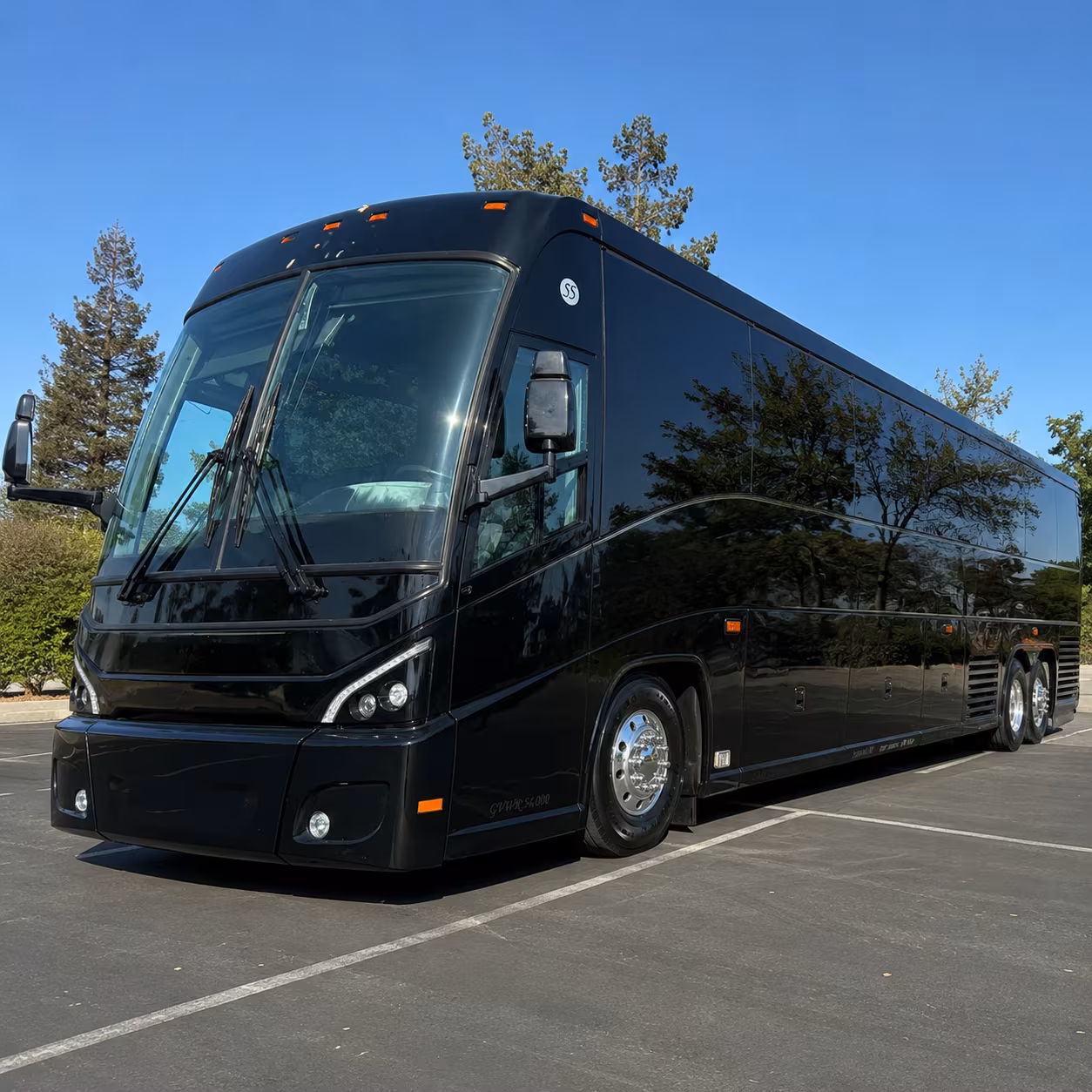 Detroit Airport Shuttle & Transportation party bus exterior