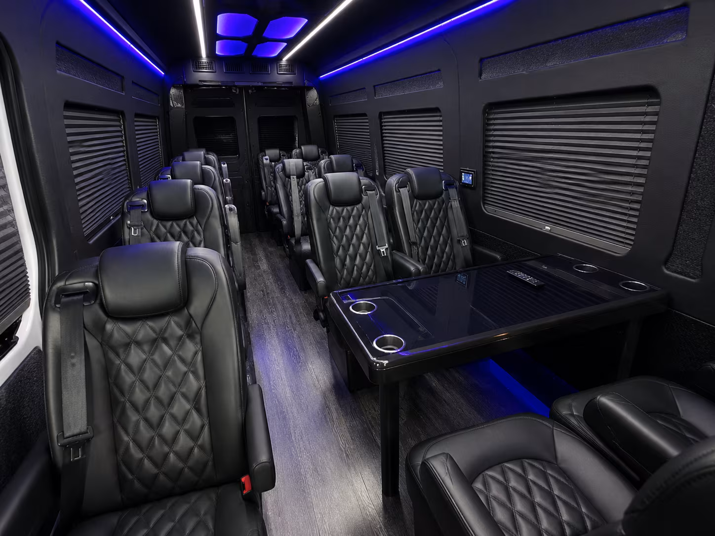 Detroit Airport Shuttle & Transportation party bus exterior