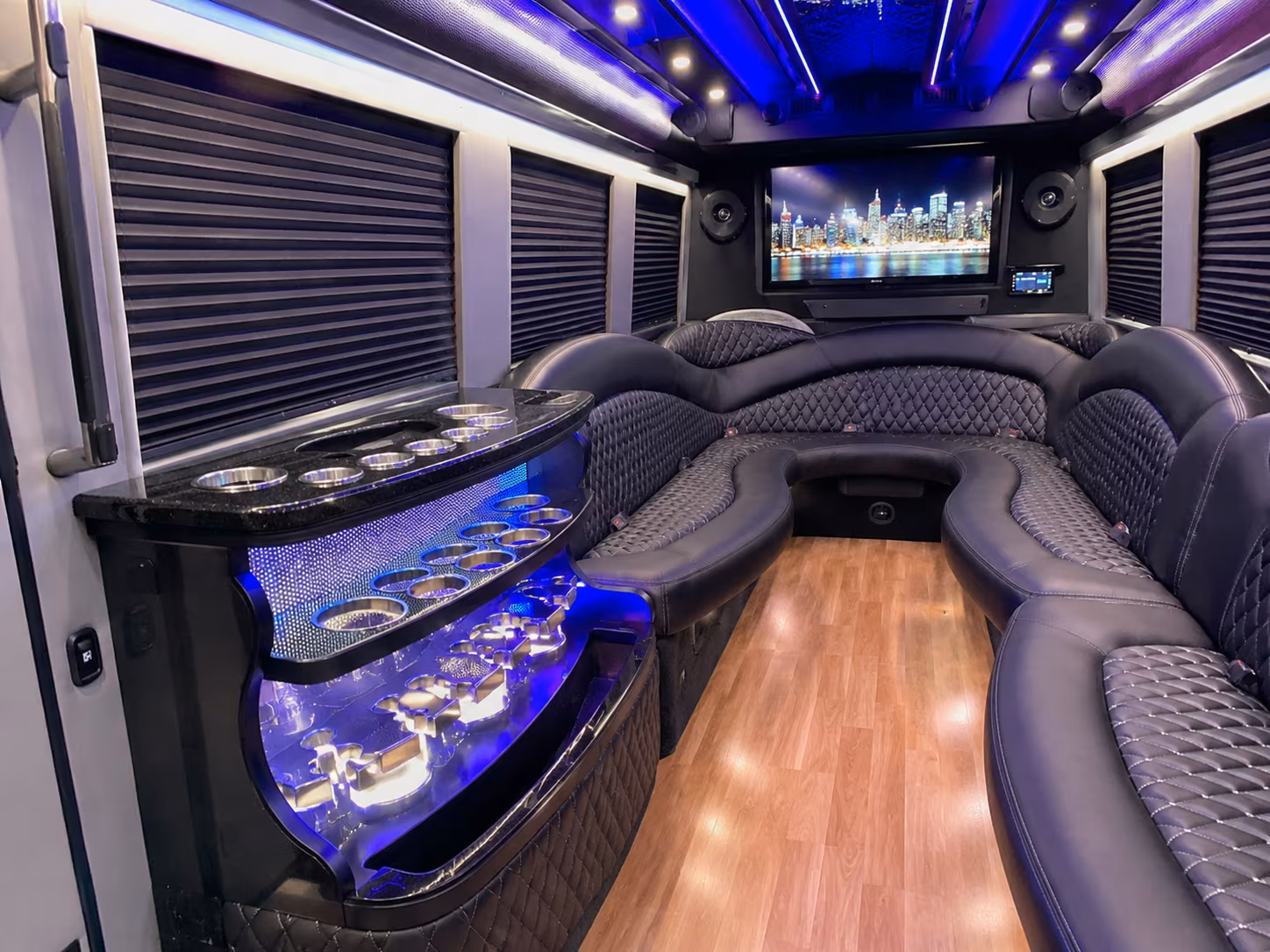 Detroit Bachelor & Bachelorette Transportation onboard seating