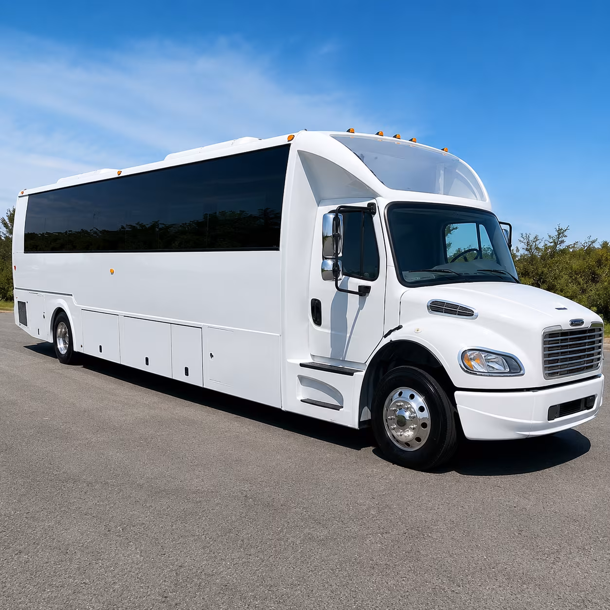 Detroit Birthday, Sweet 16, & Quinceañera Transportation party bus exterior