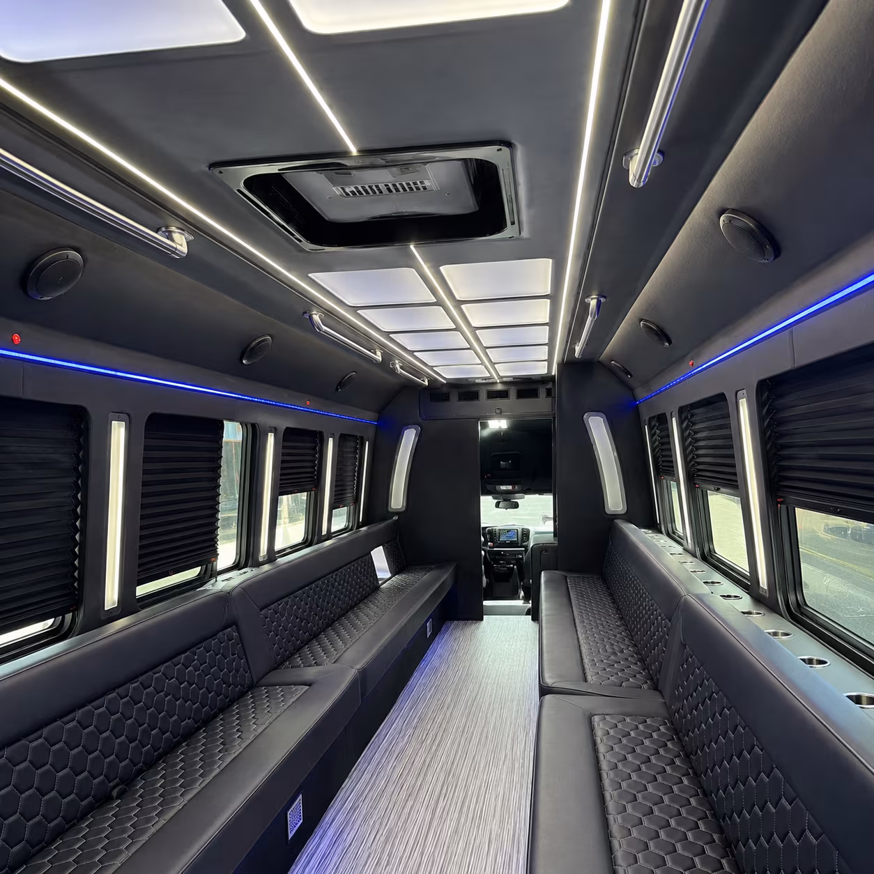 Detroit Birthday, Sweet 16, & Quinceañera Transportation party bus exterior