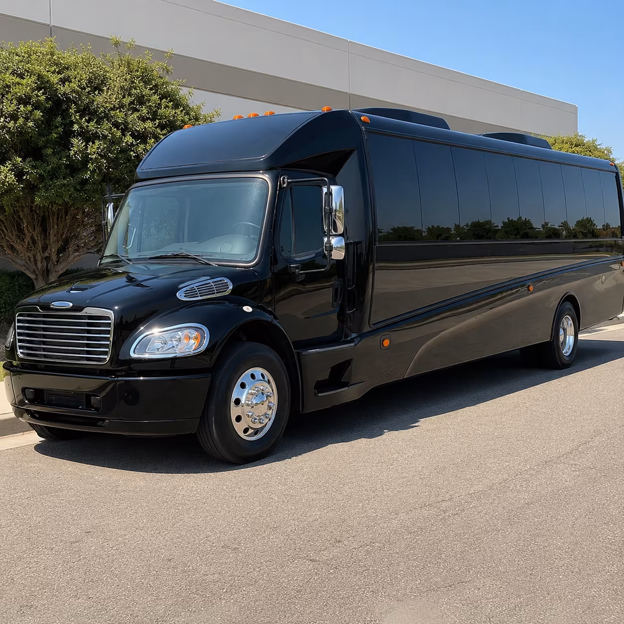 Detroit Corporate Transportation party bus exterior