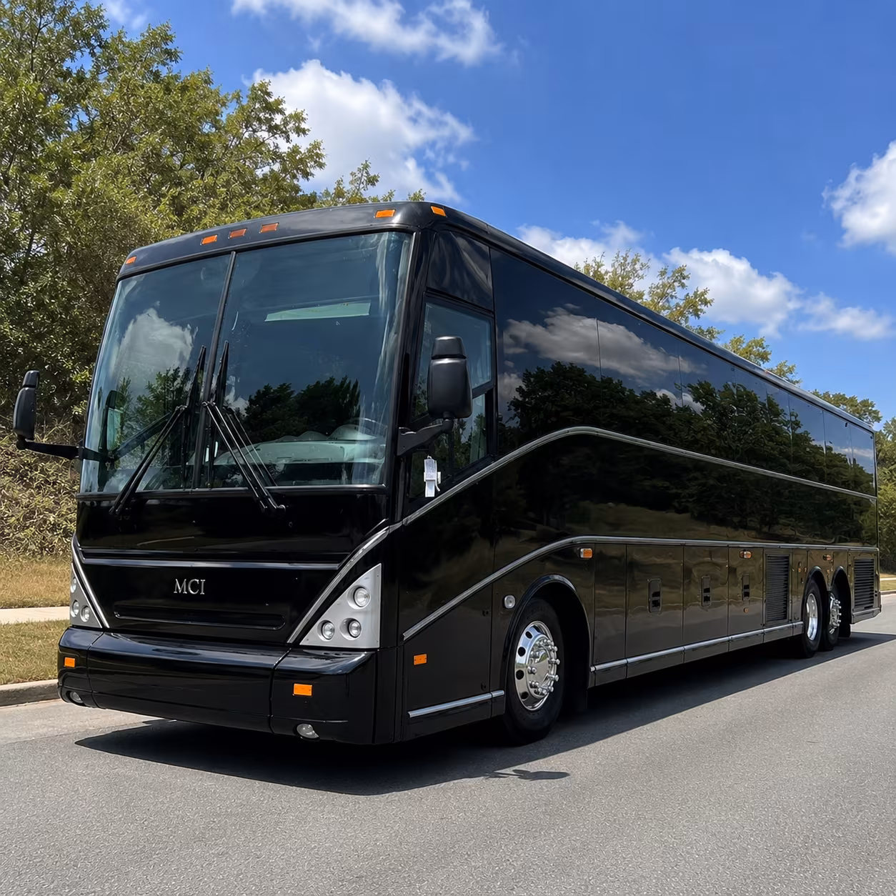 Detroit Corporate Transportation party bus exterior