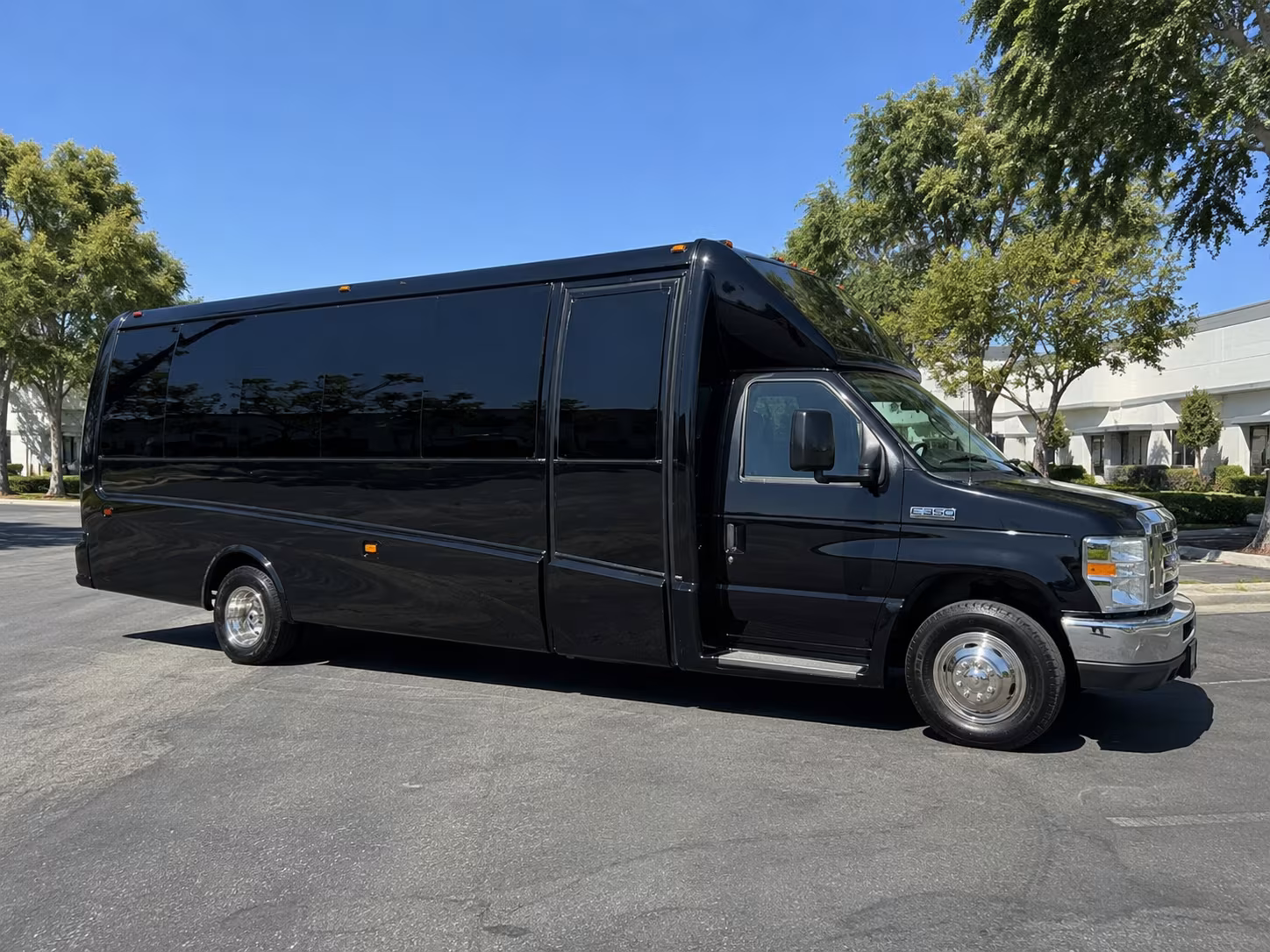 Detroit Private Event Transportation party bus exterior