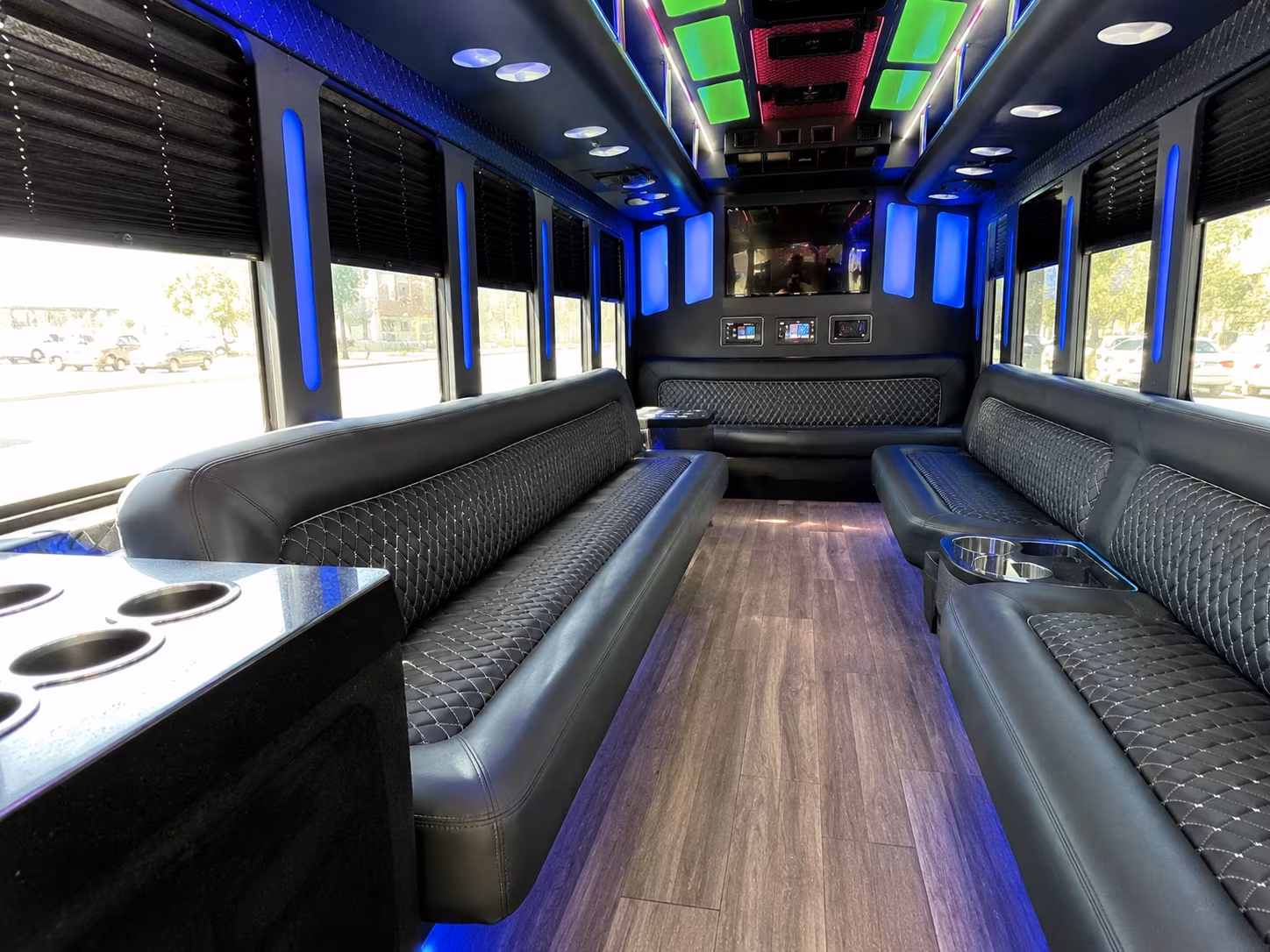 Detroit Prom & Homecoming Transportation party bus exterior