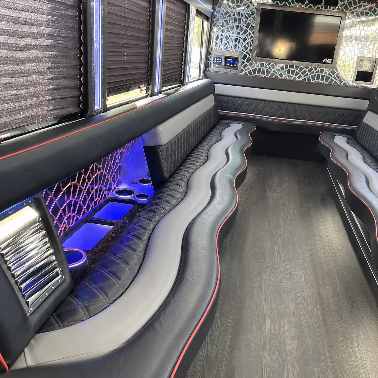 Detroit Prom & Homecoming Transportation party bus exterior