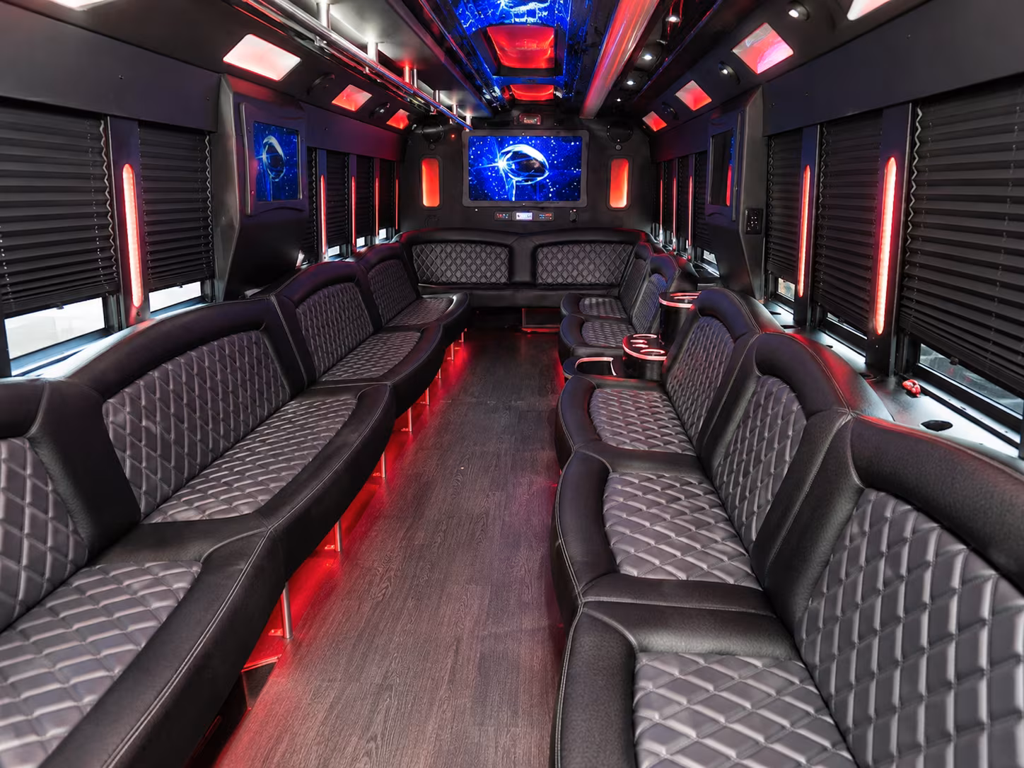 Detroit Prom & Homecoming Transportation party bus exterior