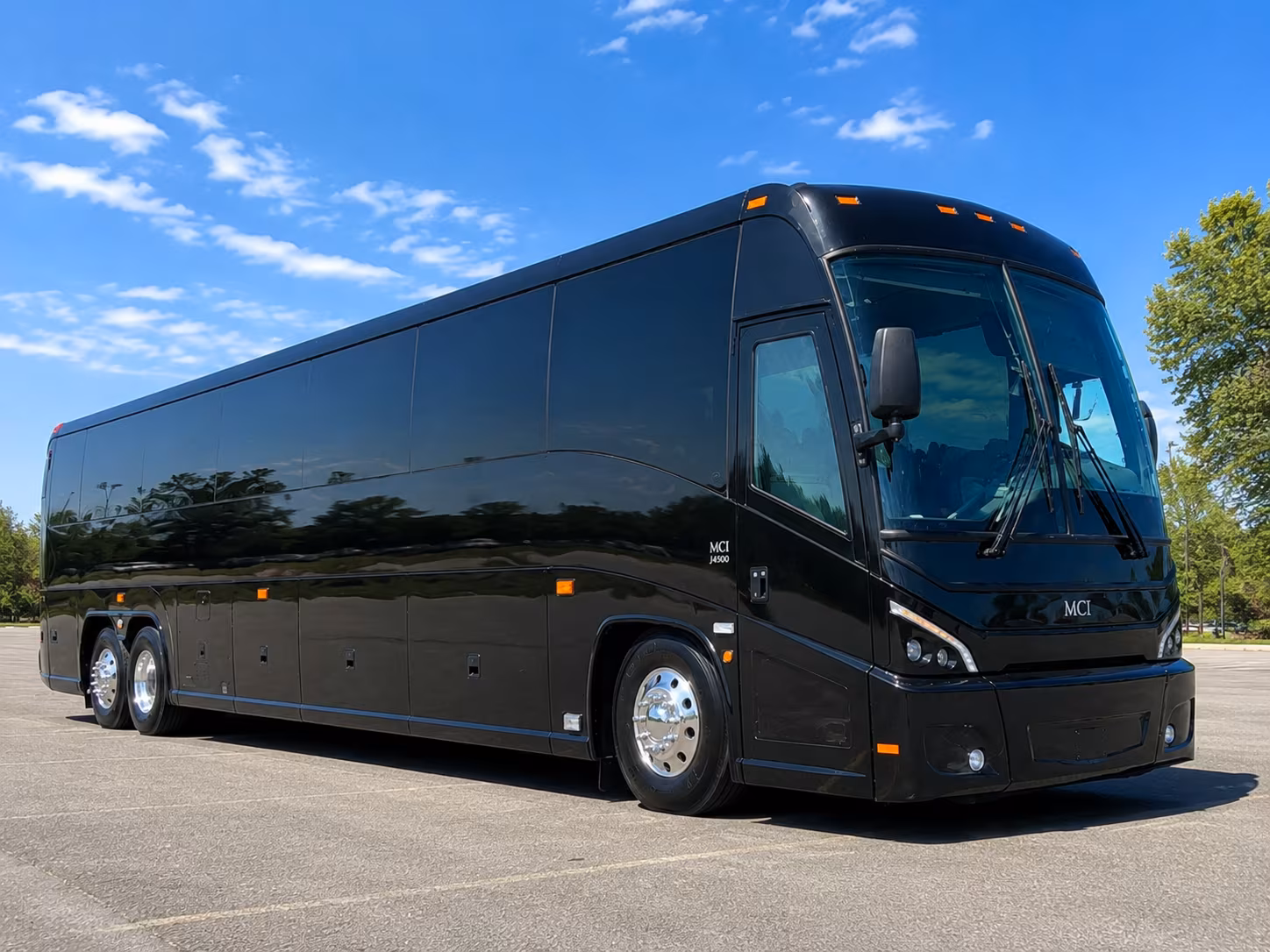 Detroit School Event Transportation party bus exterior