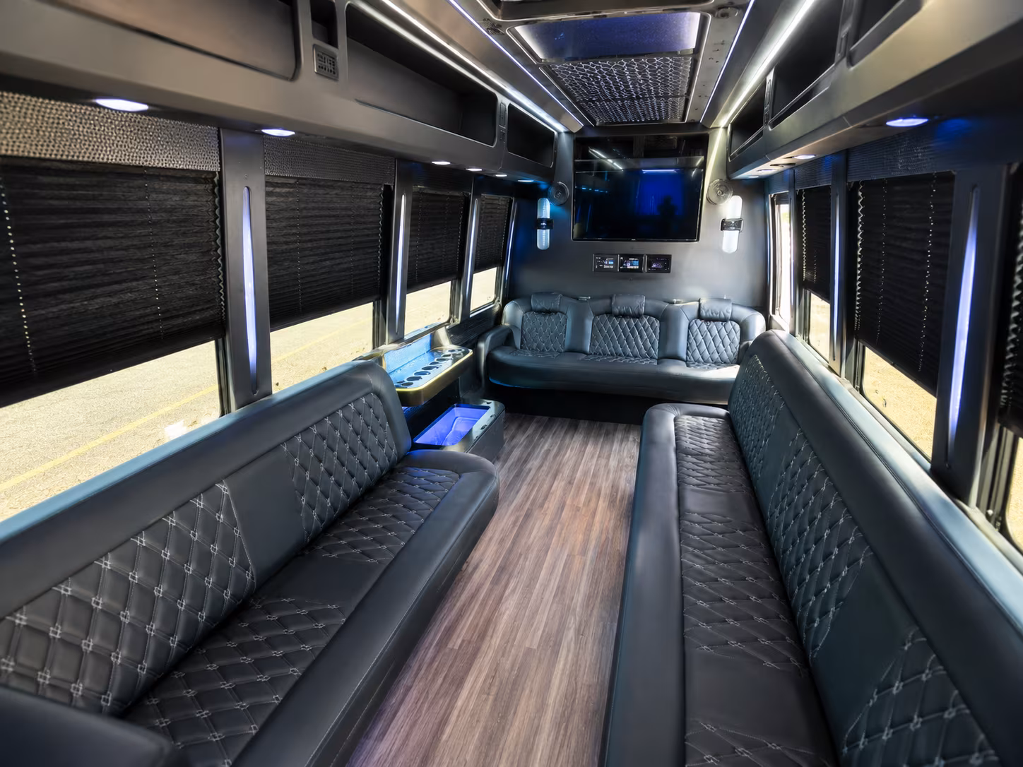 Detroit Winery Tour & Pub Crawl Transportation party bus exterior