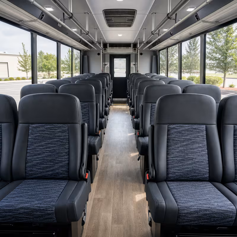 15-35 Passenger Minibus Inside