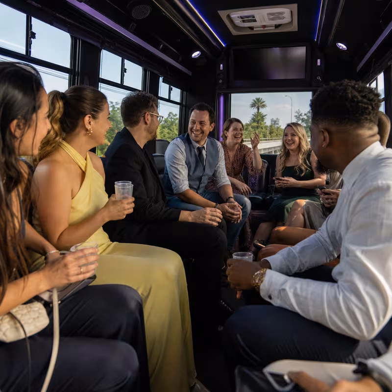 Black Mercedes Sprinter van staged for an Detroit Private Event Transportation group