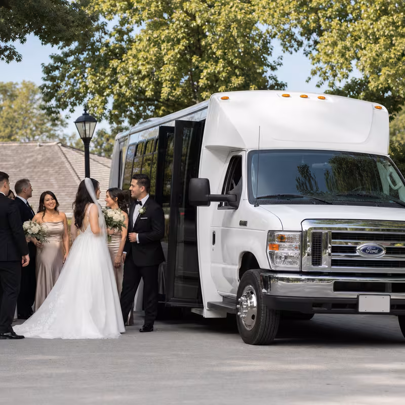 Detroit Wedding Transportation fleet vehicle