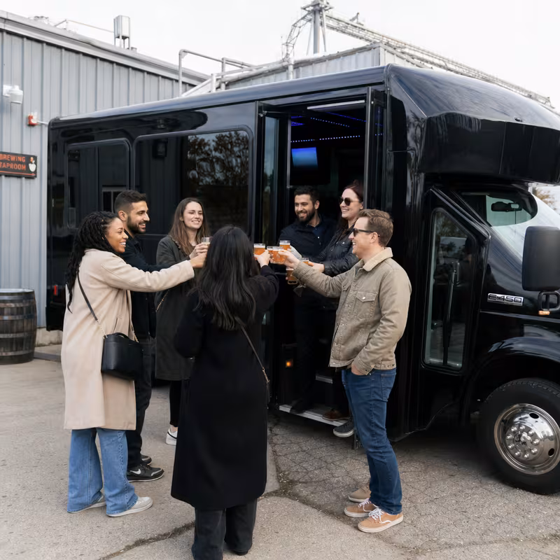 Detroit Winery & Brewery Tour Transportation fleet vehicle