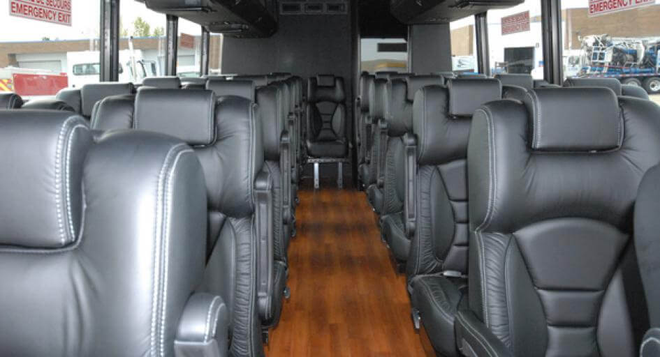Detroit 20 Passenger Minibus Interior