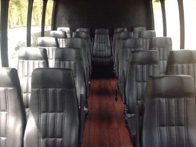 Detroit 30 Passenger Shuttle Bus Interior