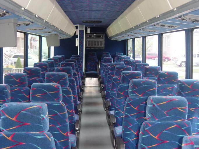 Clinton 35 Passenger Shuttle Bus Interior