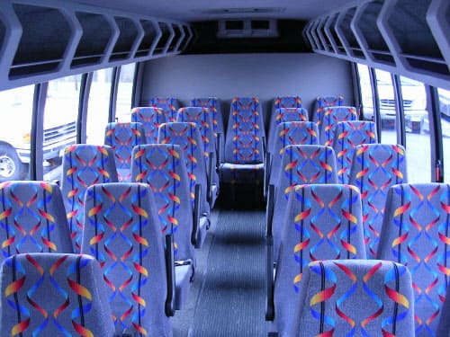 Clinton 15-35 Passenger Minibuses Interior